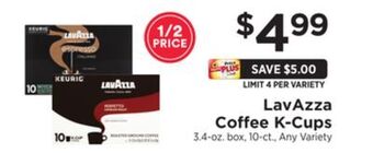 ShopRite Lavazza coffee k-cups offer