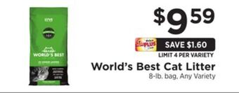ShopRite Cat litter offer