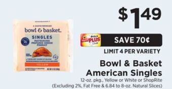 ShopRite American singles offer