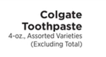 ShopRite Toothpaste offer