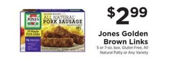 ShopRite Golden brown links offer