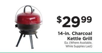 ShopRite 14-in. charcoal kettle grill offer
