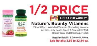 ShopRite Bounty vitamins offer