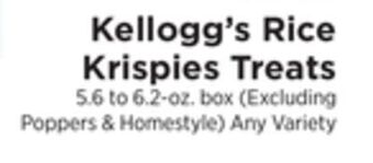 ShopRite Rice krispies treats offer