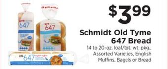 ShopRite 647 bread offer