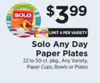 ShopRite Solo offer