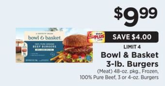 ShopRite 3-lb burgers offer