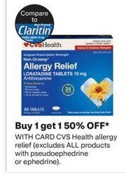 CVS CVS Health Allergy Relief offer