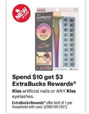 CVS Kiss eyelashes offer