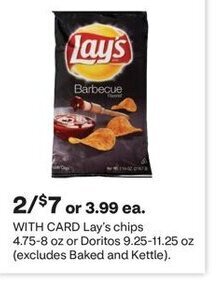 CVS Lay's Chips 4.75-8 oz offer
