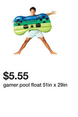 Five Below Gamer pool float 51in x 29in offer