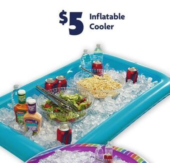 Family Dollar Inflatable cooler offer