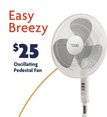 Family Dollar Oscillating pedestal fan offer