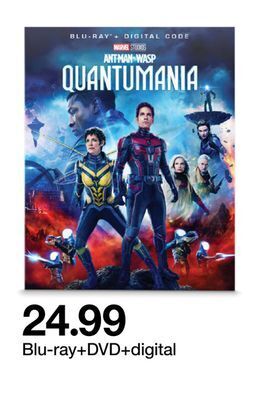 Target Blu-ray + dvd + digital offer