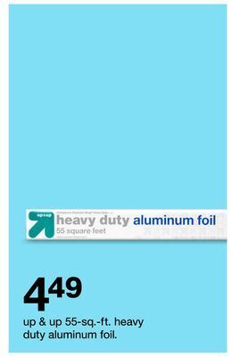 Target Up & up 55-sq.-ft. heavy duty aluminum foil offer