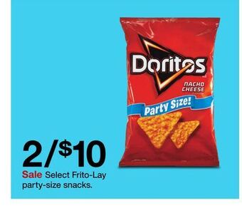 Target Select frito-lay party-size snacks offer
