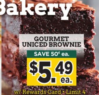 Dearborn Market Gourmet uniced brownie offer