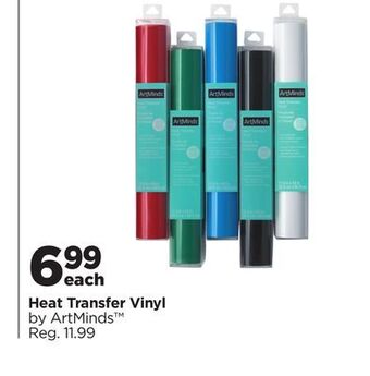 Michaels Heat transfer vinyl by artminds™ offer