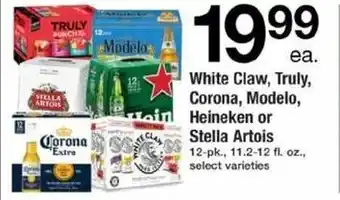 ACME White Claw, Truly,Corona,Modelo,Heineken Or Stella Artois offer