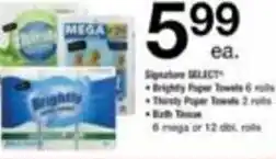 ACME Brightly, Thirsty Paper Towels offer