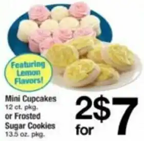 ACME Mini Cupcakes Or Frosted Sugar Cookies 13.6 oz offer