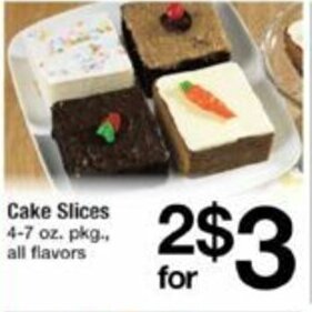 ACME Cake Slices offer