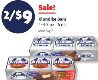 Family Dollar Klondike bars offer