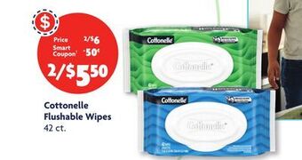 Family Dollar Cottonelle flushable wipes offer