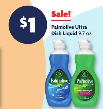 Family Dollar Palmolive ultra dish liquid offer