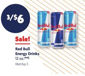 Family Dollar Red bull energy drinks offer