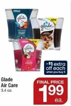 ACME Glade Air Care 3.4 oz offer