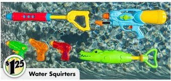 Dollar Tree Water squirters offer
