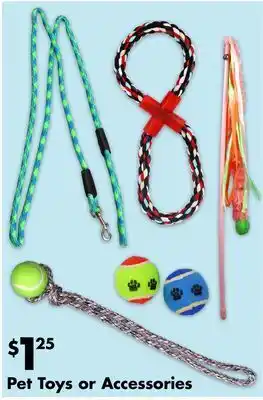 Dollar Tree Pet toys or accessories offer