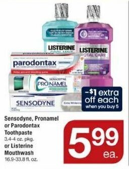 ACME Sensodyne, Pronamel Or Parodontax Toothpaste offer