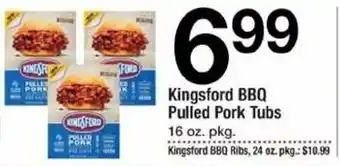 ACME Kingsford BBQ Pulled Pork Tubs 16 oz offer