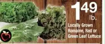 ACME Locally Grown Romaine,Red Or Green Leaf Lettuce offer
