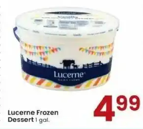 Albertsons Lucerne Frozen Dessert 1 Gal. offer