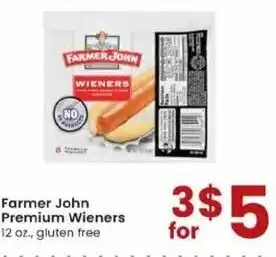Albertsons Farmer John Premium Wieners 12 oz offer