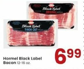 Albertsons Hormel Black Label Bacon 12-16 oz offer