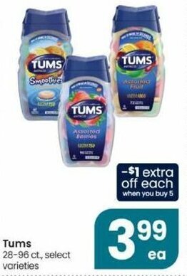 Albertsons Tums offer