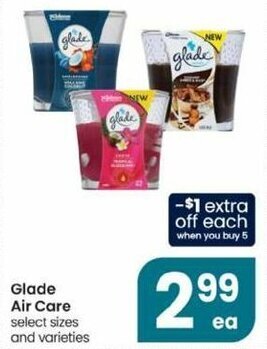 Albertsons Glade Air Care offer