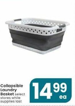 Albertsons Collapsible Laundry Basket offer