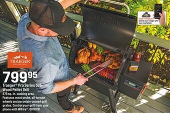 Ace Hardware Traeger® pro series 575 wood pellet grill offer