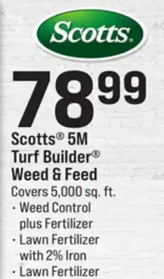 Ace Hardware Scotts® 5m turf builder® weed & feed offer