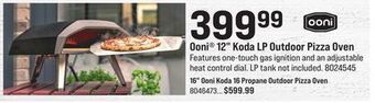 Ace Hardware Ooni® 12 koda lp outdoor pizza oven offer