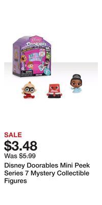 Game Stop Disney doorables mini peek series 7 mystery collectible figures offer