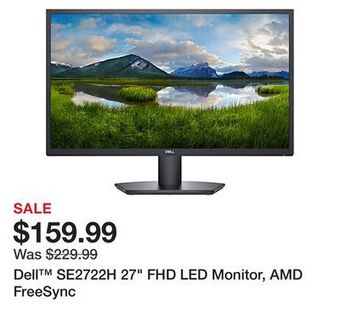 Office Depot Dell™ se2722h 27 fhd led monitor, amd freesync offer
