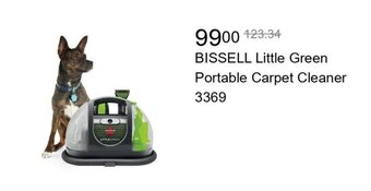 Walmart BISSELL Little Green Portable Carpet Cleaner 3369 offer