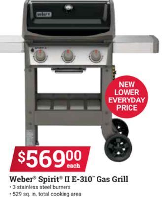 Ace Hardware Weber spirit ii e-310 gas grill offer