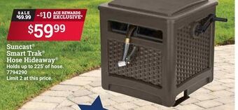 Ace Hardware Suncast smart trak hose hideaway offer